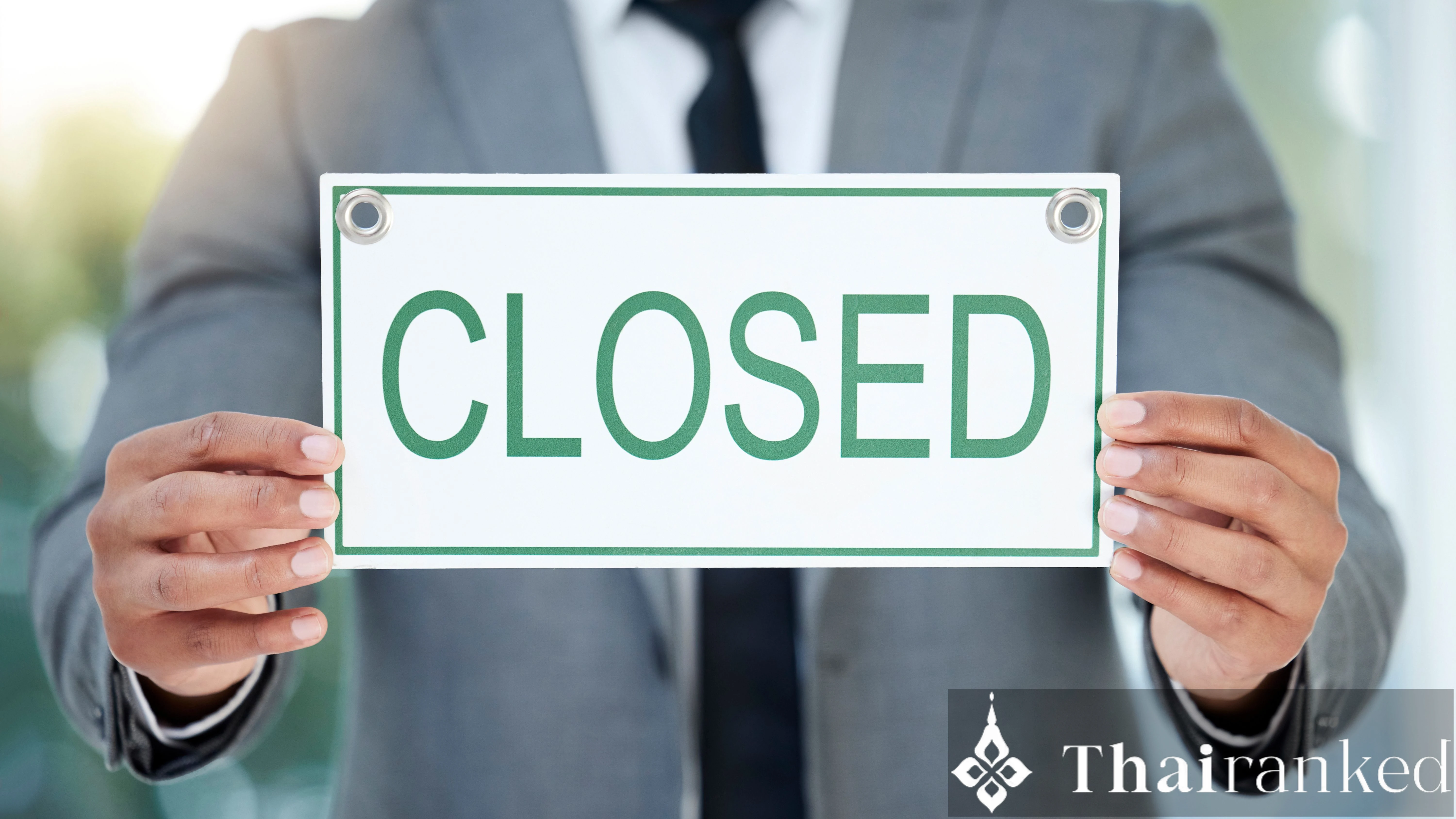 It is a public holiday, banks and offices close