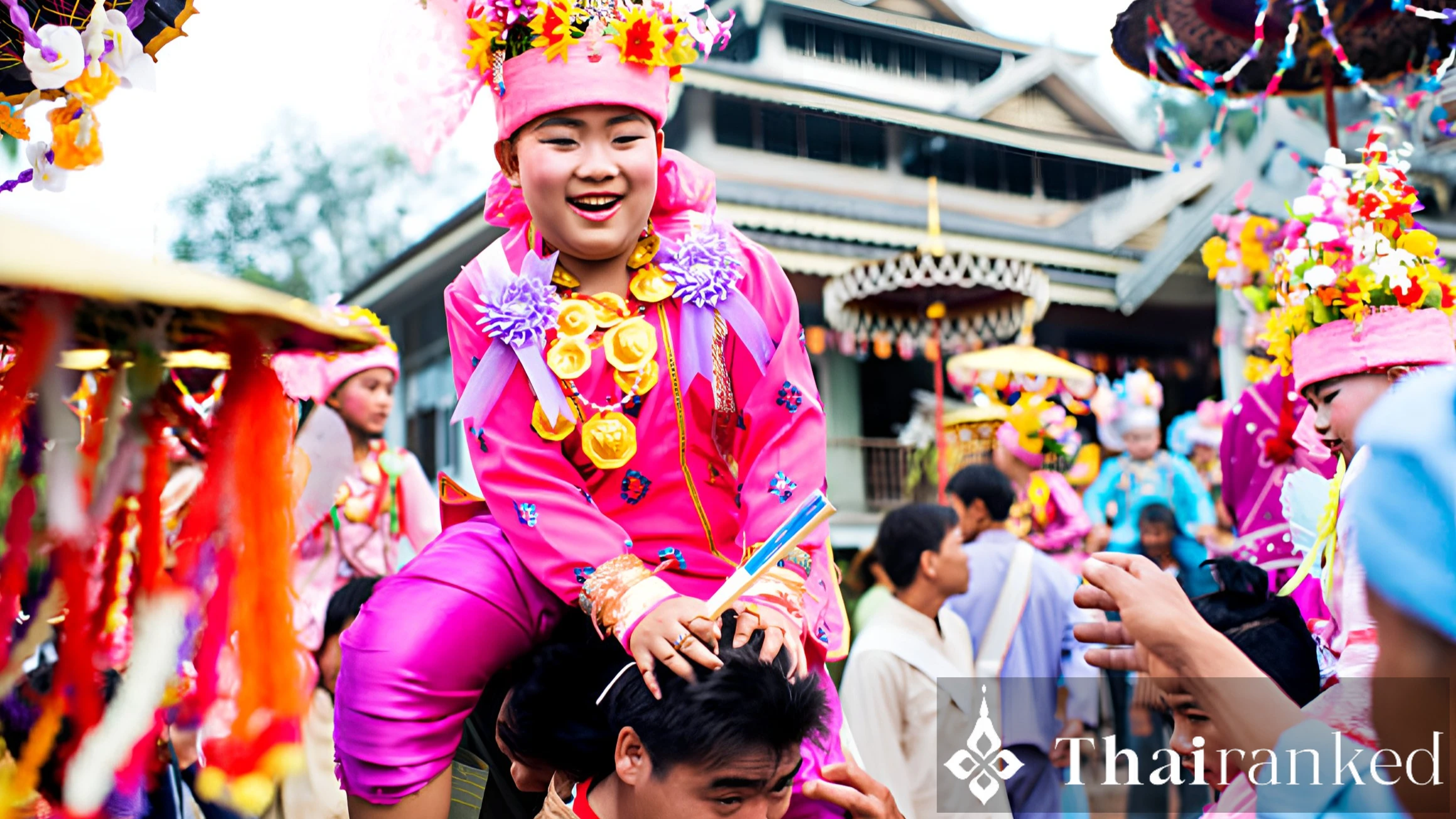 Le festival d'ordination des novices Poy Sang Long