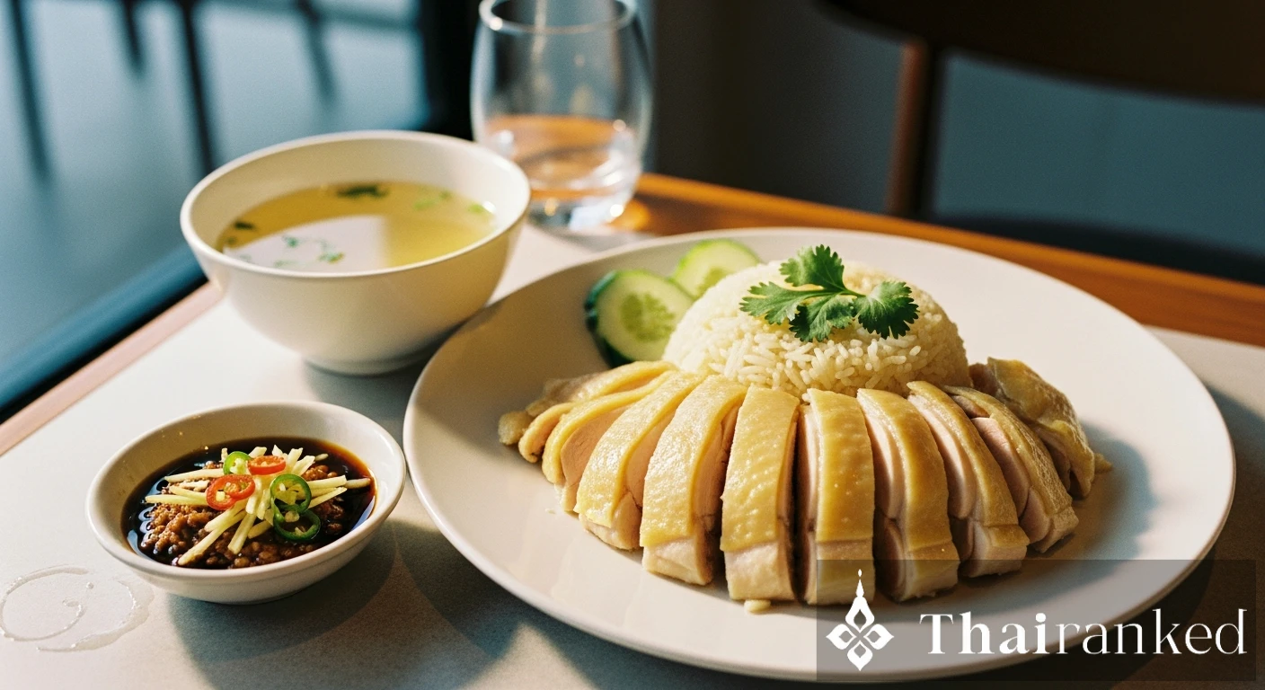 Khao Man Gai (Hainanese Chicken Rice)
