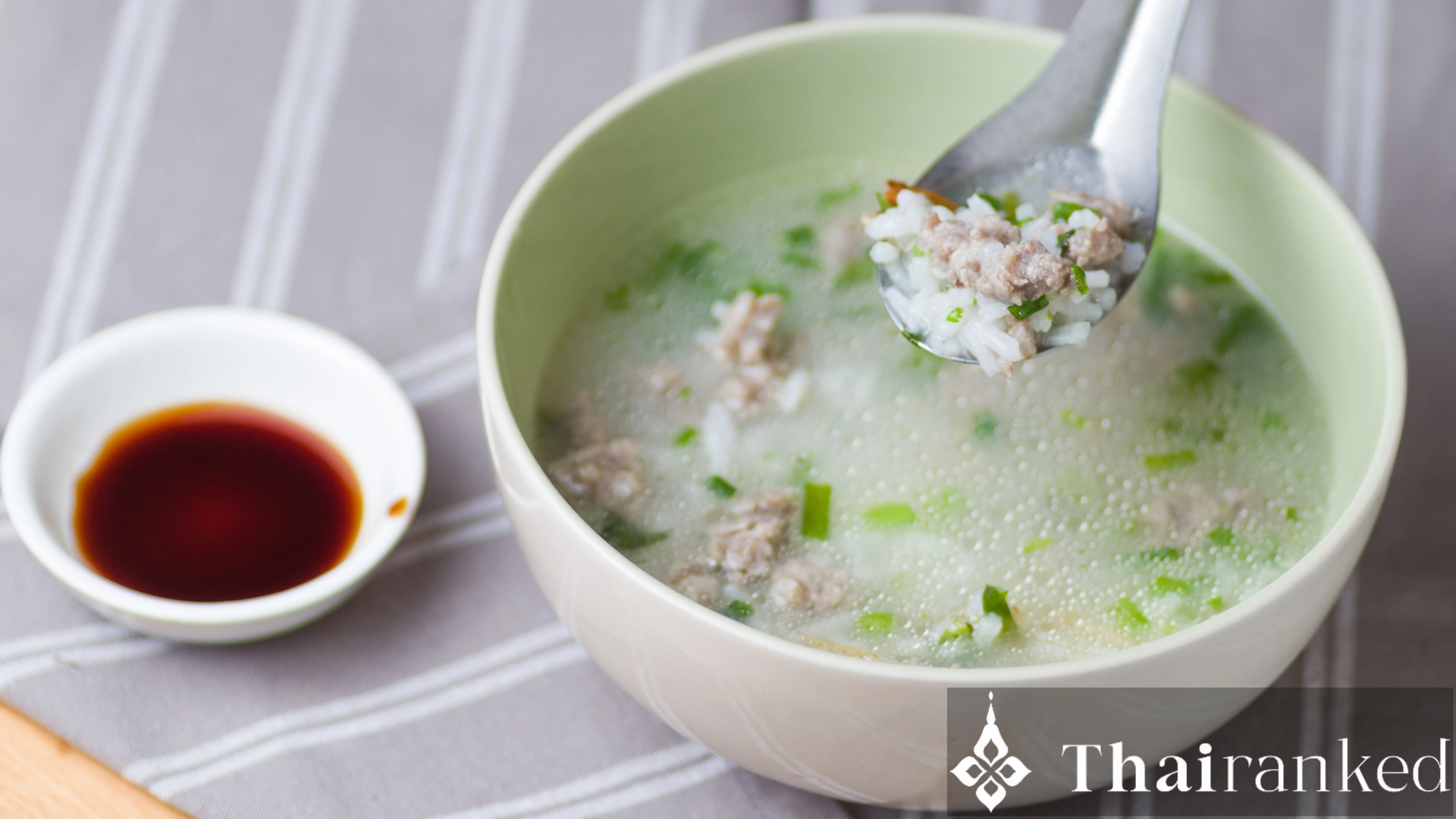 Khao Tom (boiled rice soup)