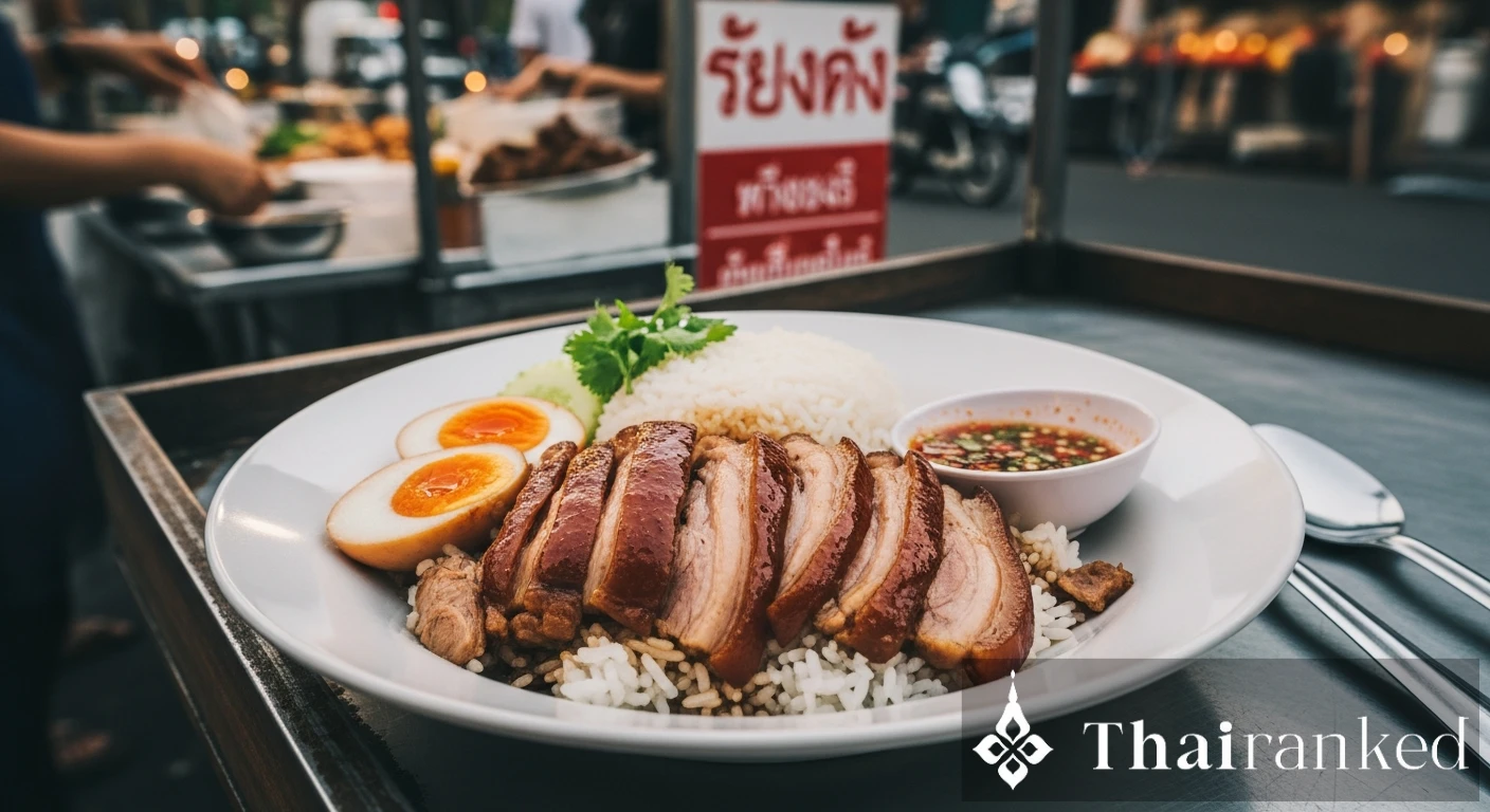 Khao Kha Moo (Braised Pork Leg on Rice)