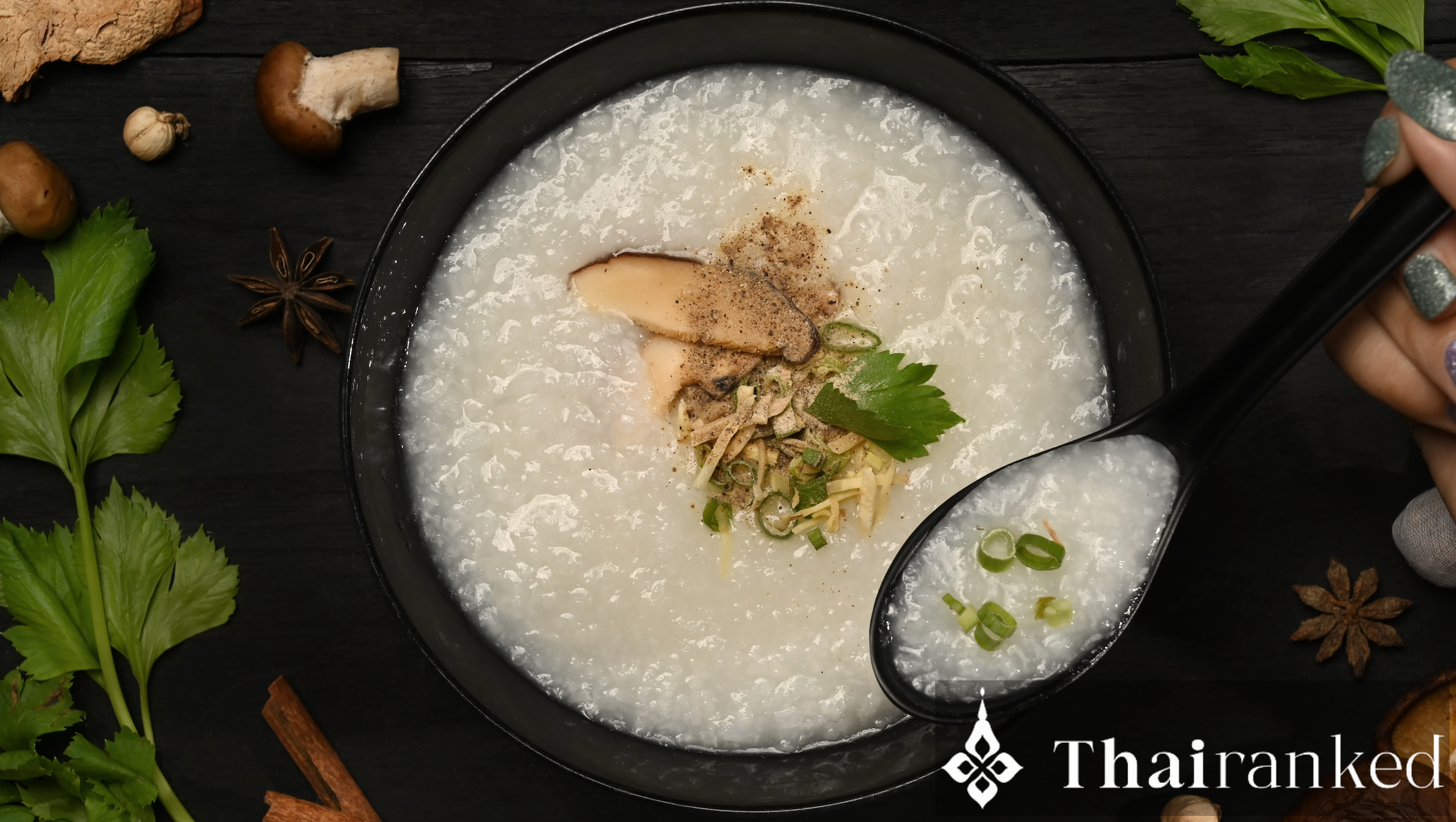 Jok Moo (Thai Rice Porridge with Pork)