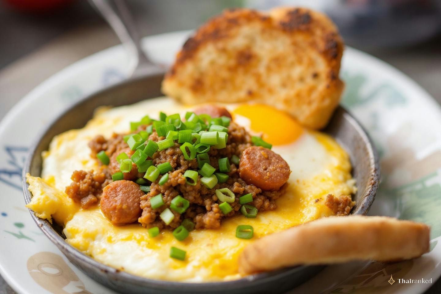 Kai Krata (Isan/Vietnamese-style pan eggs)