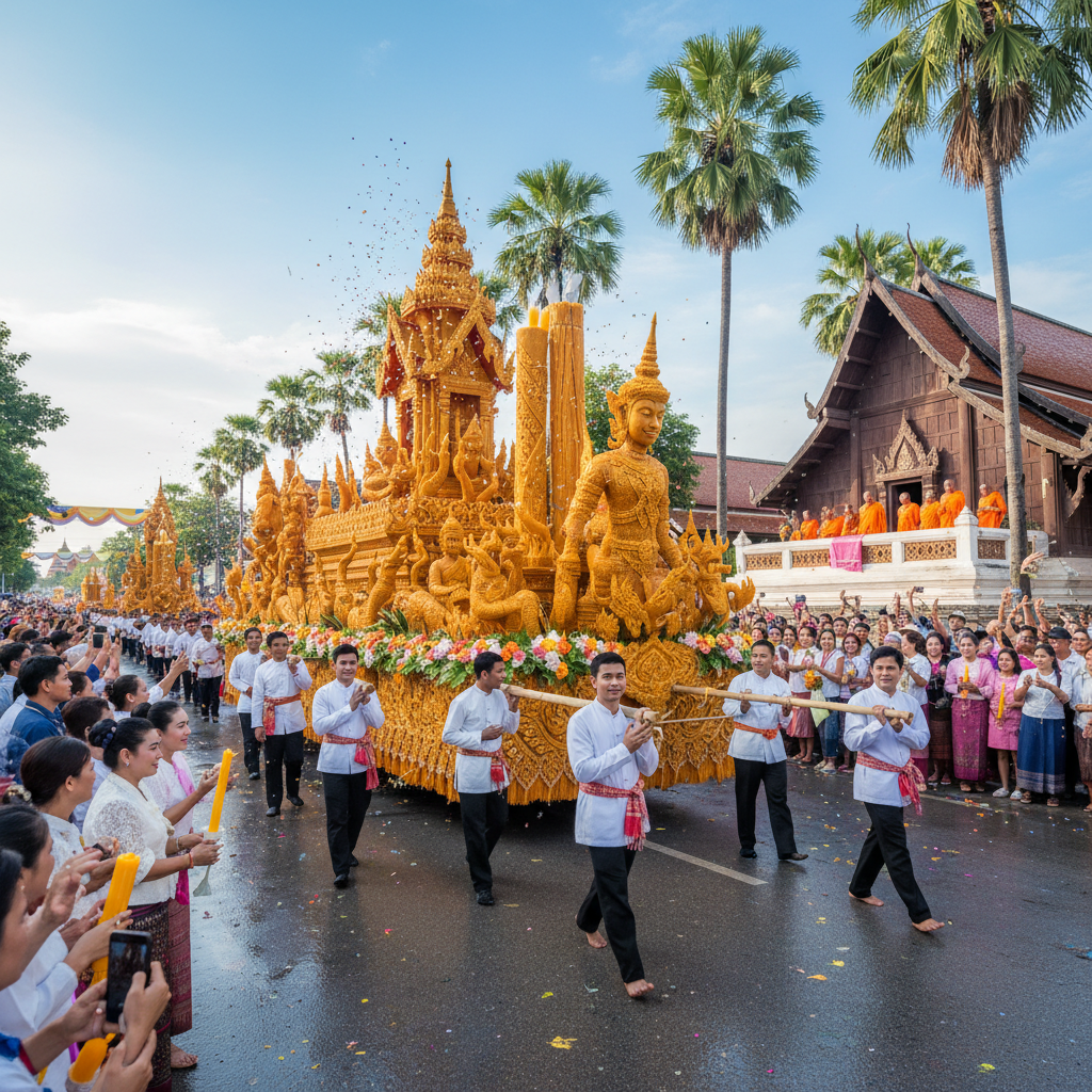 Attend Ubon Ratchathani Candle Procession — Now a TAT Signature