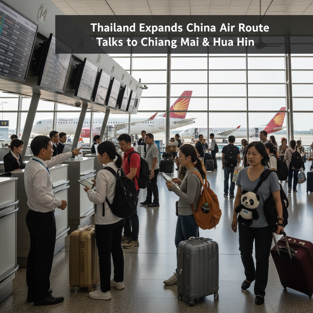 Thailand Expands China Air Route Talks to Chiang Mai & Hua Hin