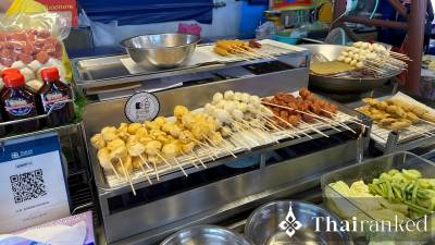 Buriram Railway Station ‘Standing Meatball’ Stalls