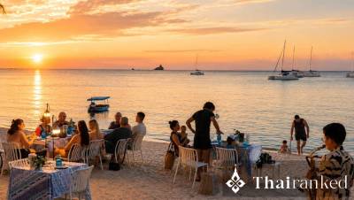 The Blue Spice Samui | Stranddining | Feuershows