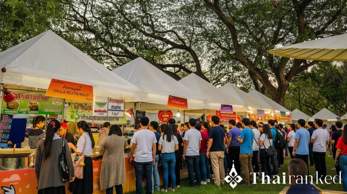 "Flavors of Siam" โซนอาหาร