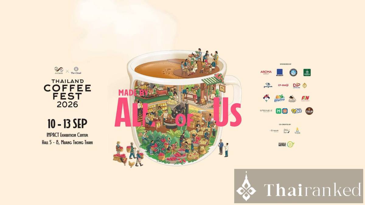 Explore Thailand's Coffee Scene at Thailand Coffee Fest 2026