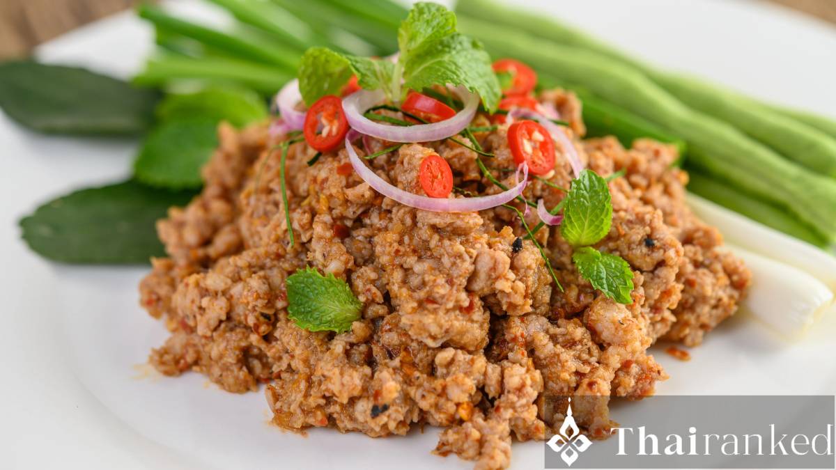 Larb Moo Isan (Herbed Minced Pork Salad)