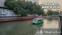 Taxis électriques gratuits de MuvMi : aventure en bateau sur les canaux de Bangkok de Hua Lamphong à Banglamphoo
