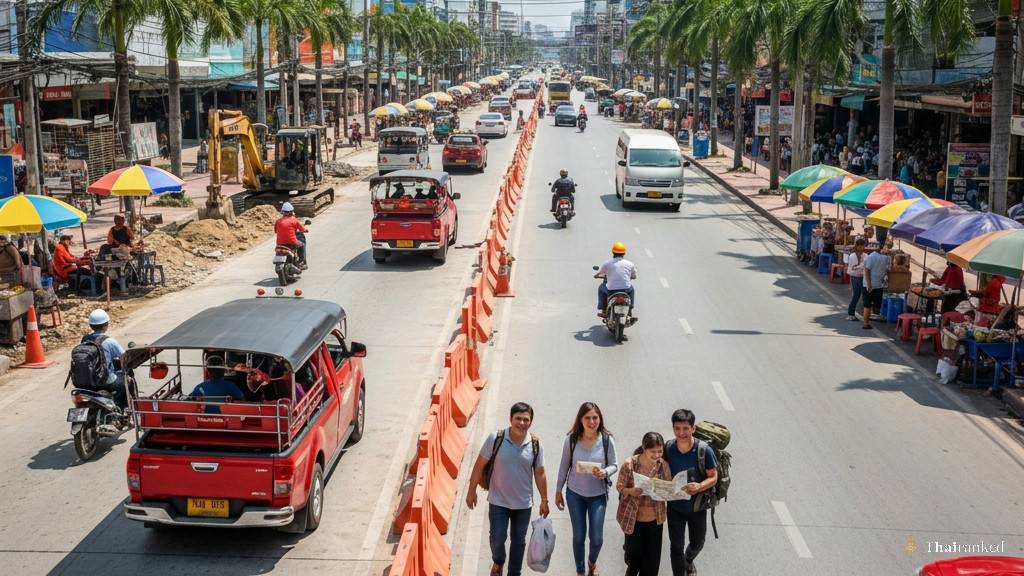 Pattaya Second Road Upgrade 50% Complete: What Travelers Need - thumbnail