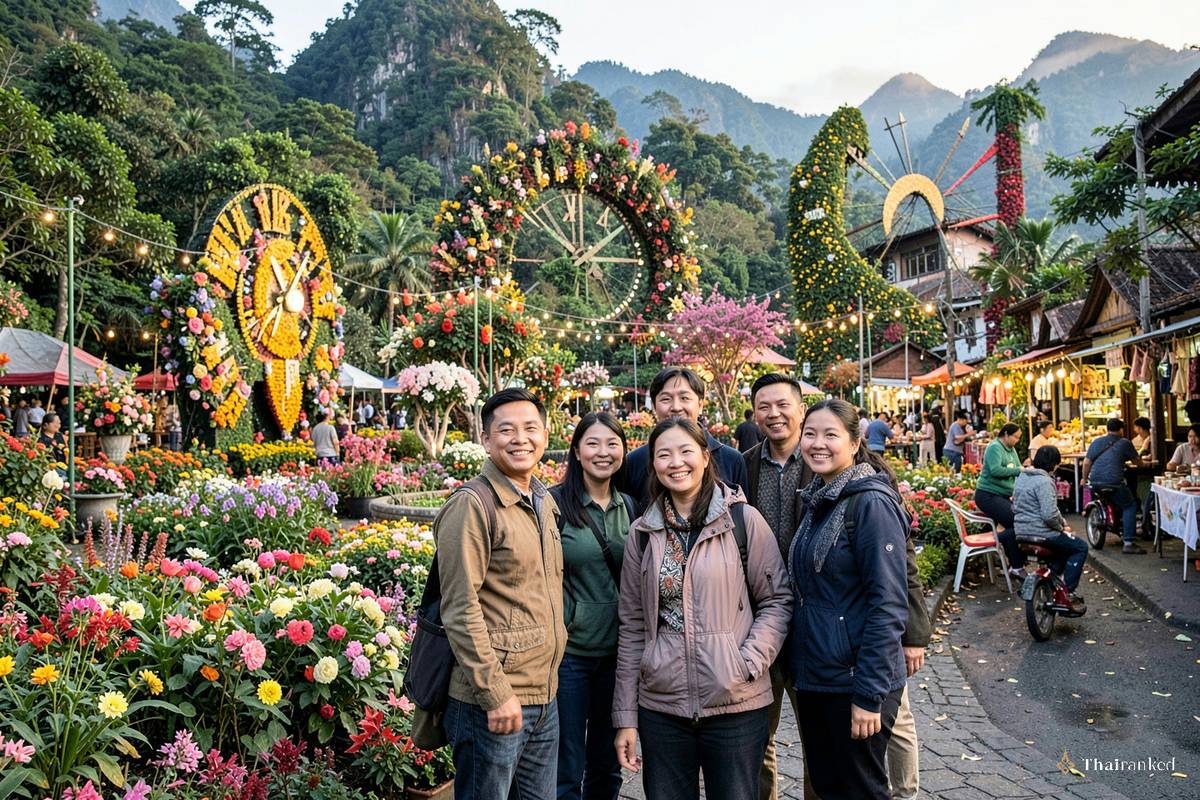 Chiang Rai Flower & Art Festival (through early Feb)