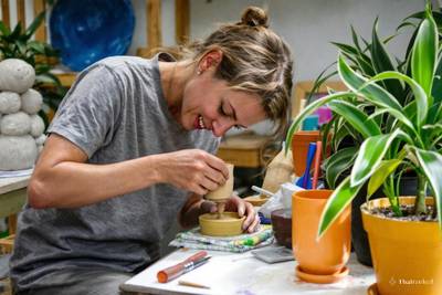 Clay Studio Coffee in the Garden