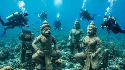 Phuket Adds Ramayana Sculptures to Racha Yai Underwater Site