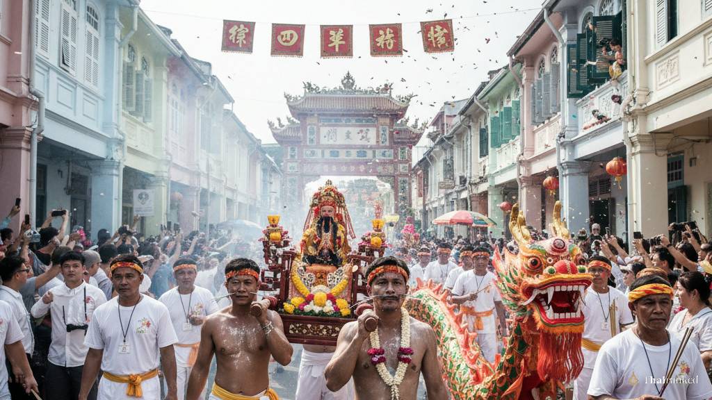 See Phuket Town Deity Processions During Vegetarian Festival - thumbnail